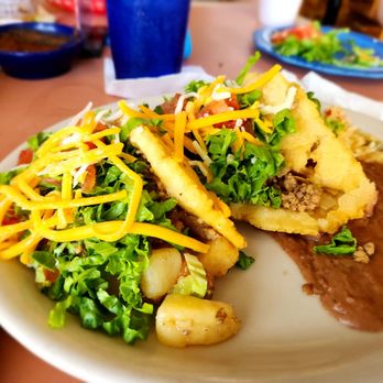 TITO'S MEXICAN RESTAURANT signature dishes Puffy TacosBean, Cheese & Bacon TacoFajita Quesadilla